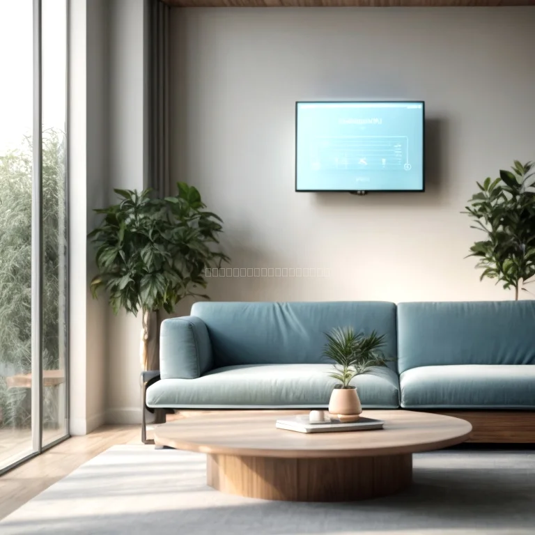 Moderner Wohnraum mit AICoolLine Kühlgerät